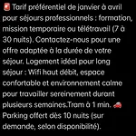Parfait Teletravail-tarif Long Sejour-parking Possible-wifi * Strasburg